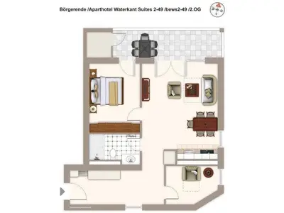 Ferienwohnung für 4 Personen (68 m²) in Börgerende-Rethwisch 9/10