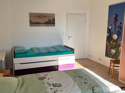 Doppelzimmer mit ausziehbarem Einzelbett