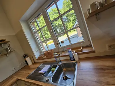 Spüle in der modernen Küche