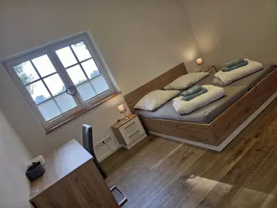Schlafzimmer 1 mit Doppelbett