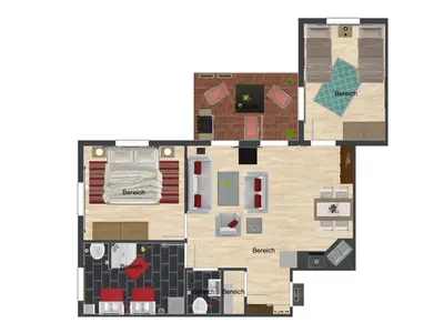 Ferienwohnung für 4 Personen (73 m²) in Borkum 8/8