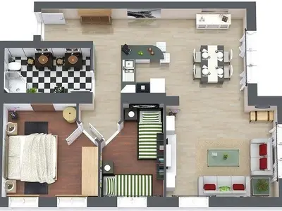 Ferienwohnung für 3 Personen (76 m²) in Borkum 8/8