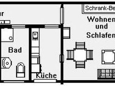 Ferienwohnung für 4 Personen (48 m²) in Borkum 6/8