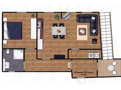 Ferienwohnung für 2 Personen (57 m²) in Borkum 9/9