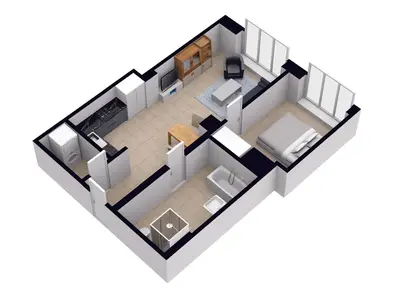 Ferienwohnung für 2 Personen (58 m²) in Borkum 8/10