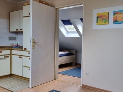 Wohnzimmer mit Blick ins SZ