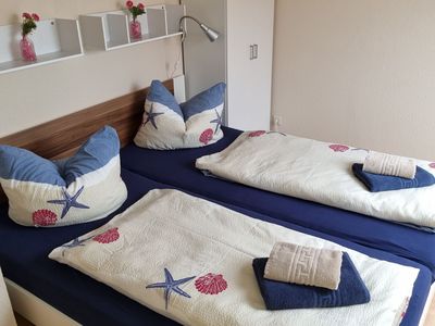 Schlafzimmer  mit Doppelbett