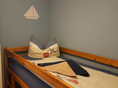 Schlafzimmer mit Etagenbett