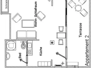 Ferienwohnung für 2 Personen (40 m²) in Borkum
