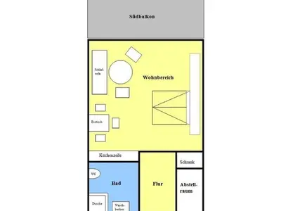 Ferienwohnung für 2 Personen (30 m²) in Borkum 8/8