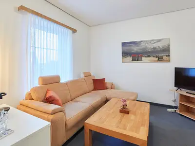 Wohnbereich mit kleiner Teestation