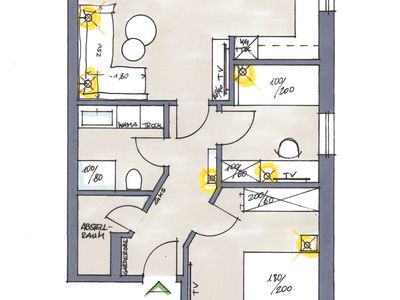 Ferienwohnung für 3 Personen (60 m²) in Bornholt 10/10