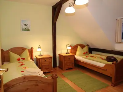 FeWo Laubfrosch Schlafzimmer 1