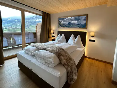 Schlafzimmer mit Aussicht
