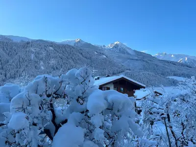 Aussicht vom Ferienhaus [Winter]