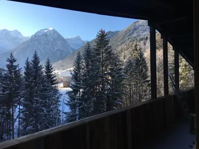 Aussicht vom Balkon