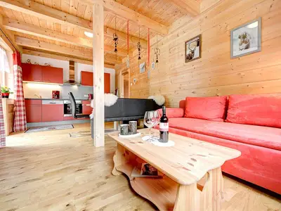 Wohnzimmer- und Küche "Enzian"