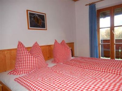 Schlafzimmer in der Ferienwohnung "Wendelstein"