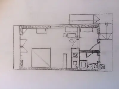 Grundriss der Ferienwohnung Andrea