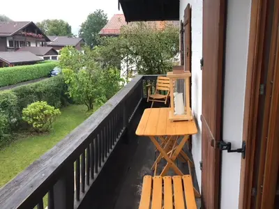 Bettinas Haus- Balkon der Ferienwohnung Wendelstein