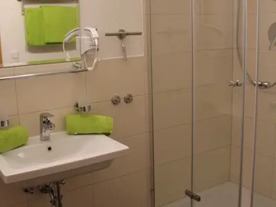 Bad in der Ferienwohnung Kraxenberger