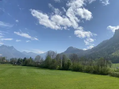 Blick vom Balkon