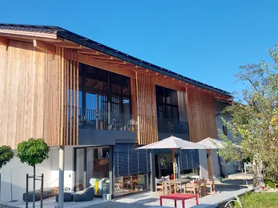 Das "Holzer 2.0" - Süd-West Ansicht Neubau