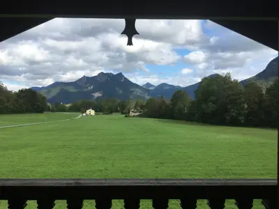Ausblick vom Balkon