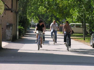 Wir liegen direkt am Moselradweg