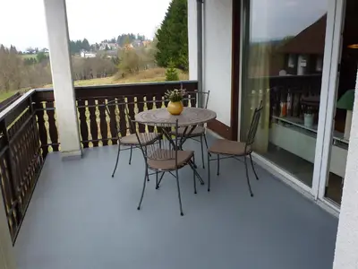 großzügiger Balkon