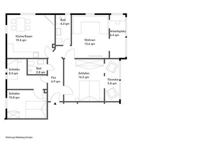 Ferienwohnung für 6 Personen (94 m²) in Braunlage 10/10