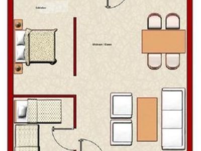 Ferienwohnung für 3 Personen (49 m²) in Braunlage 1/10