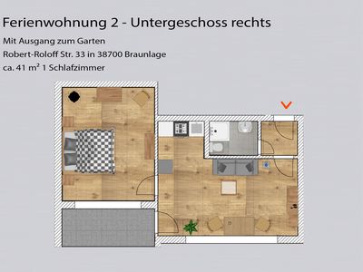 Ferienwohnung für 2 Personen (45 m²) in Braunlage 5/10