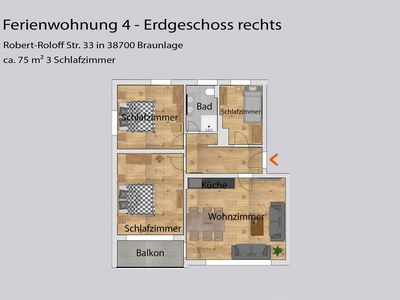 Ferienwohnung für 5 Personen (75 m²) in Braunlage 5/10