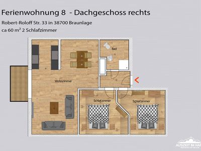 Ferienwohnung für 4 Personen (60 m²) in Braunlage 5/10