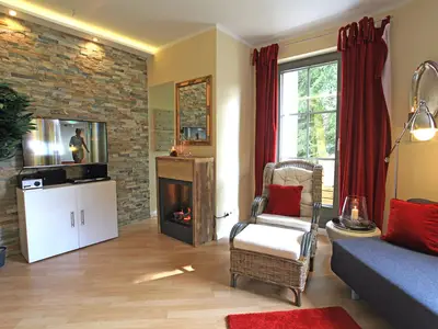 Chalet Jägerstieg_Wohnzimmer-TV