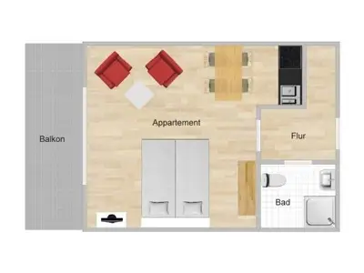 Ferienwohnung für 3 Personen (34 m²) in Braunlage 5/10