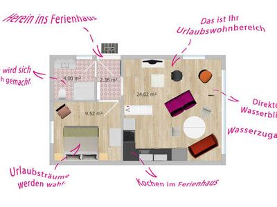 Ferienwohnung für 4 Personen (50 m²) in Breege 4/10