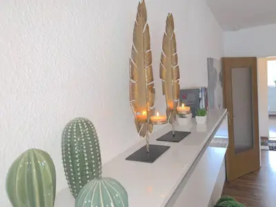 Kerzen im Wohnzimmer