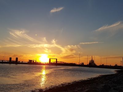 Abendstimmung an der Weser