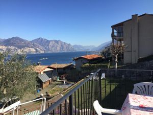 Die Terrasse mit Seeblick