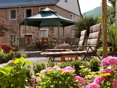 Der Garten unseres Gästehauses