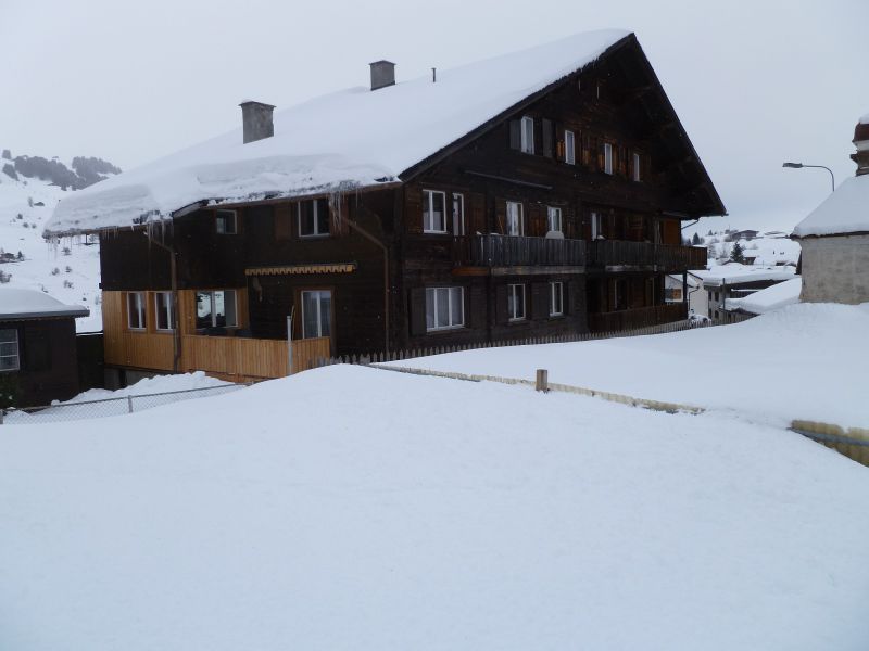 Ferienwohnung Crestas 55 - Ansicht Winter