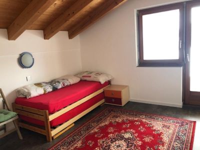 Ferienwohnung Bauernhof Cathomas, Schlafzimmer