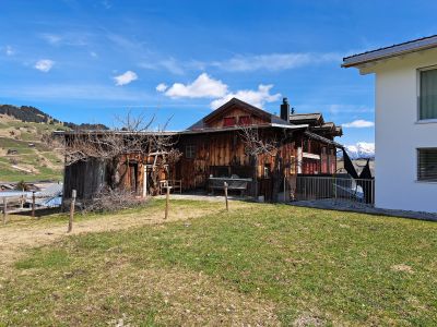 Ferienwohnung Crestas Calzaferri - Ansicht Sommer