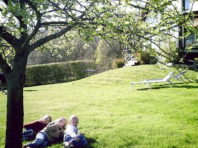 Ferienwohnung im Haus am Wald - Garten