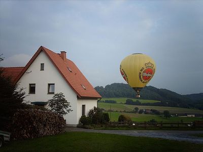 Ferienwohnung im Haus am Wald - Außenansicht