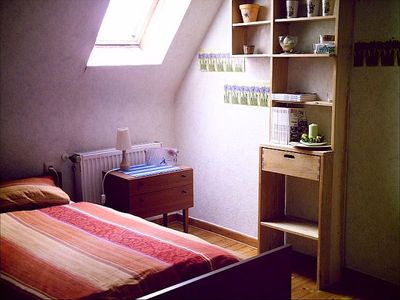 Ferienwohnung im Haus am Wald - Schlafzimmer