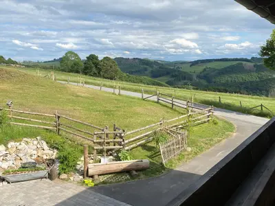 Blick vom Balkon