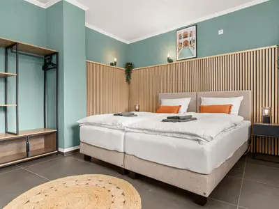 Schlafzimmer 1, Betten getrennt oder verbindbar